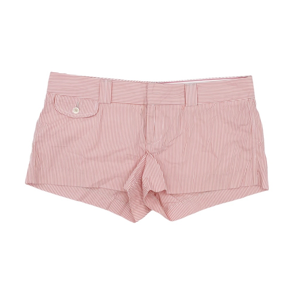 American Eagle Outfitters Favorite Short Y2K Low Rise Seersucker Stripe Shorts